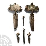 Visigothic Silver Bow-Brooch and Other Items Group