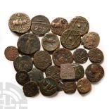 Ancient Greek Coins - Indo-Bactrian and Other Mixed Coin Group [25]