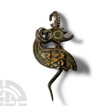 Romano-Celtic Bronze 'Raskelf' Dragonesque Brooch