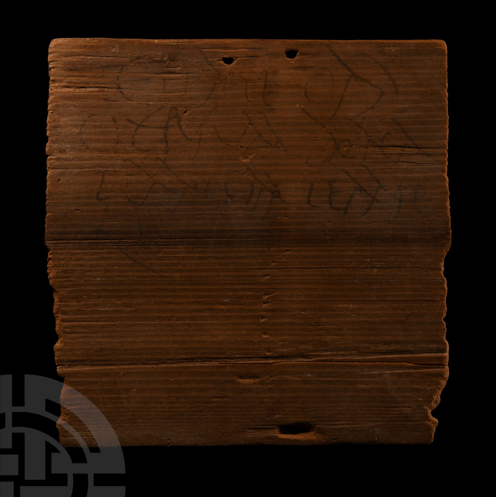 Roman Inscribed Wooden Wax Tablet, a Legal Document - Image 3 of 3
