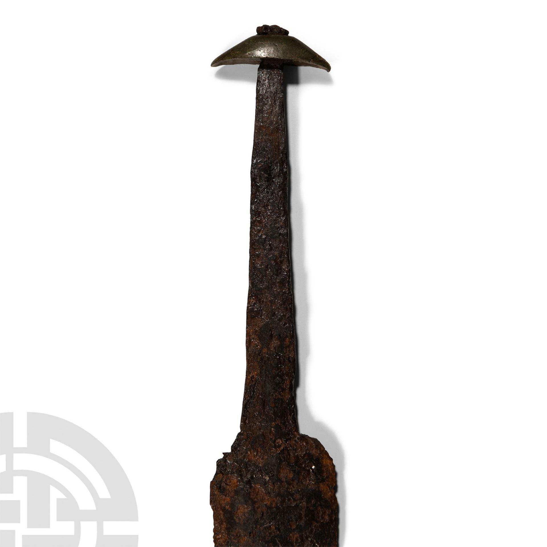 Migration Period Iron Sword with Bronze Pommel