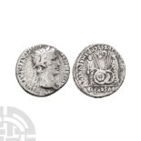 Ancient Roman Imperial Coins - Augustus - Gaius and Lucius AR Denarius