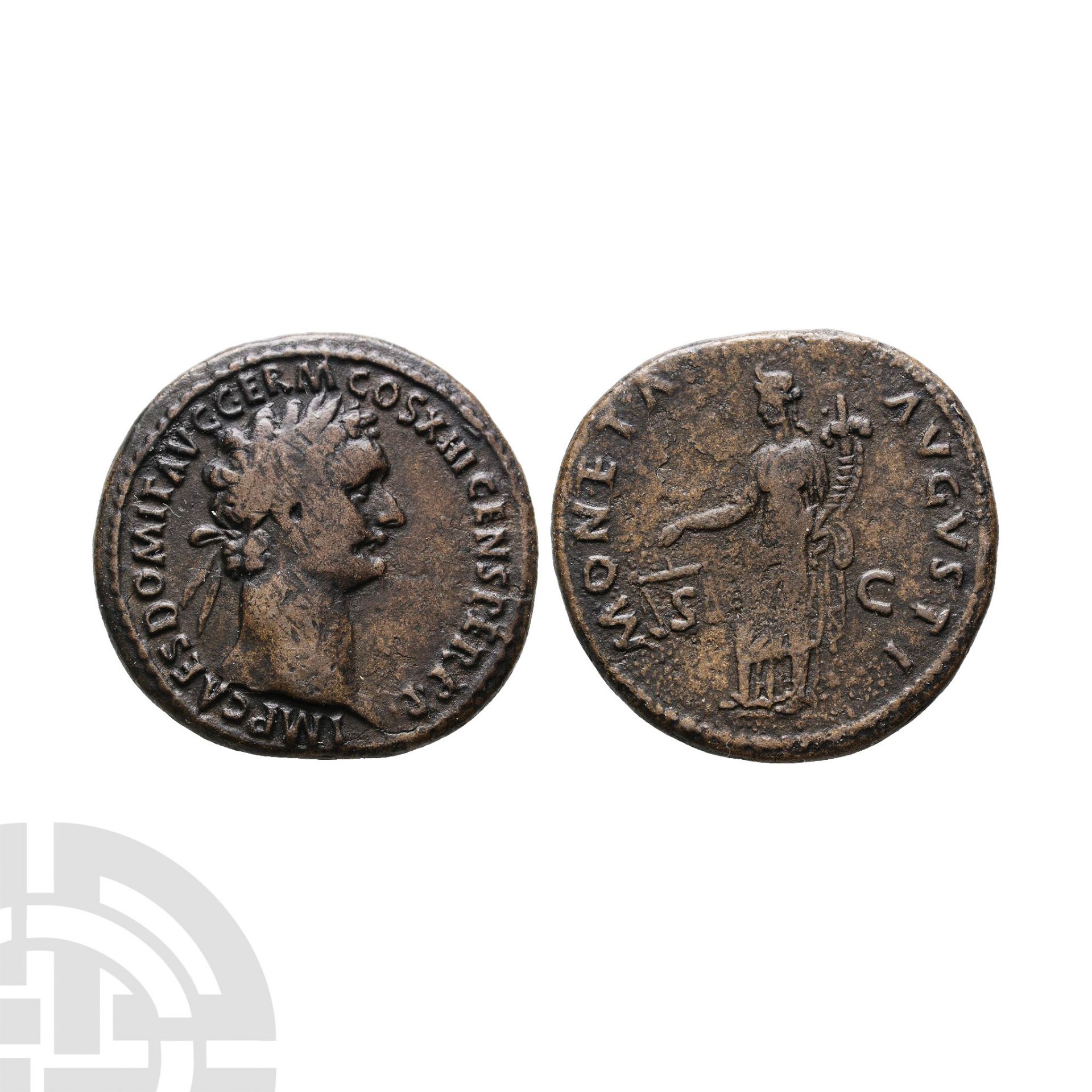 Ancient Roman Imperial Coins - Domitian - Moneta AE As