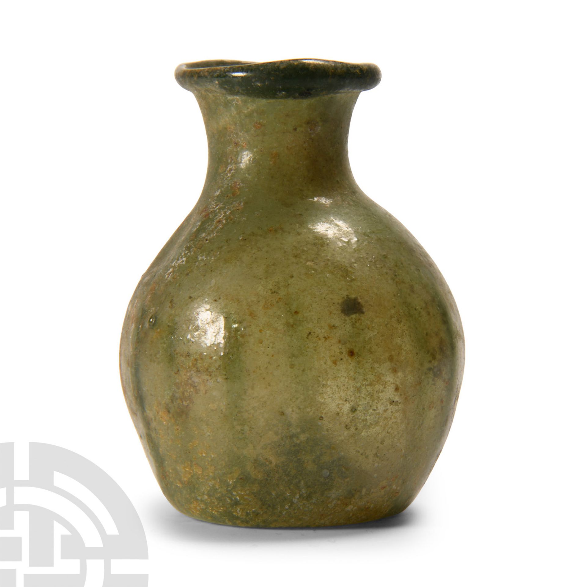 Late Roman Green Glass Vessel