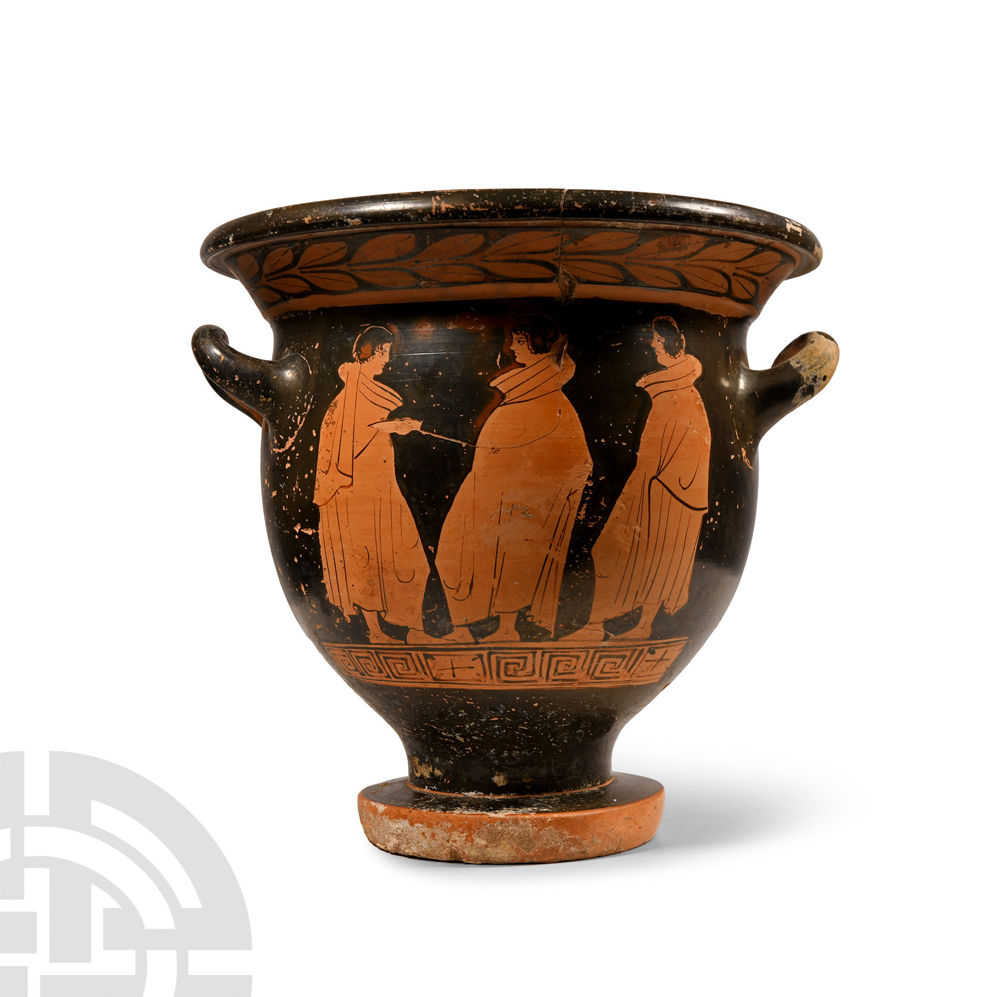 Greek Lucanian Red-Figure Bell-Krater - Image 2 of 2