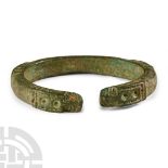 Roman Bronze Animal-Head Bracelet