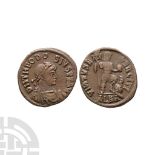Ancient Roman Imperial Coins - Theodosius I - Emperor Standing AE24
