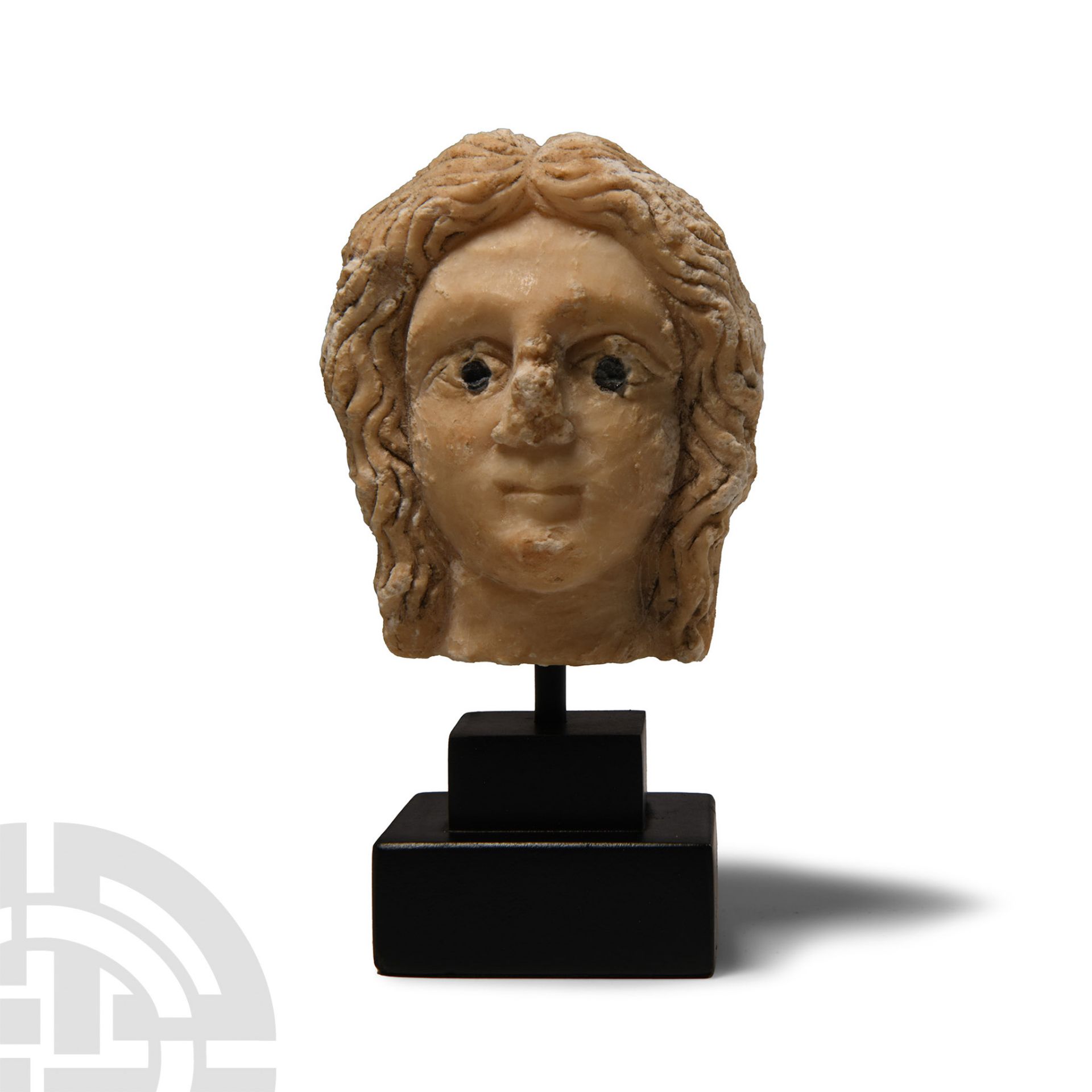 Parthian Alabaster Head of Ishtar - Image 2 of 2