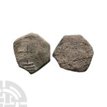 Byzantine Coins - Uncertain Issue - Cross on Steps Small Bronze