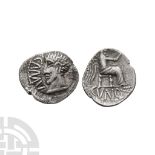 Celtic Iron Age Coins - Catuvellauni - Cunobelin - AR Spiky Unit