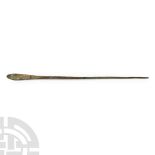 Roman Bronze Medical Spatula