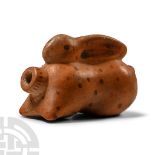 Apulian Terracotta Hare Oil Flask