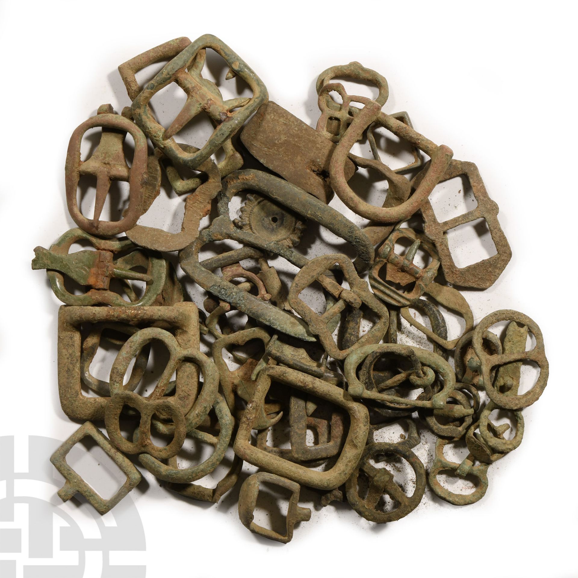 Medieval and Later Bronze Buckle Group