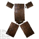 Jin Jurchen Warrior Signed Suit of Iron Plate Armor