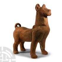 Very Large Chinese Han Terracotta Guardian Dog