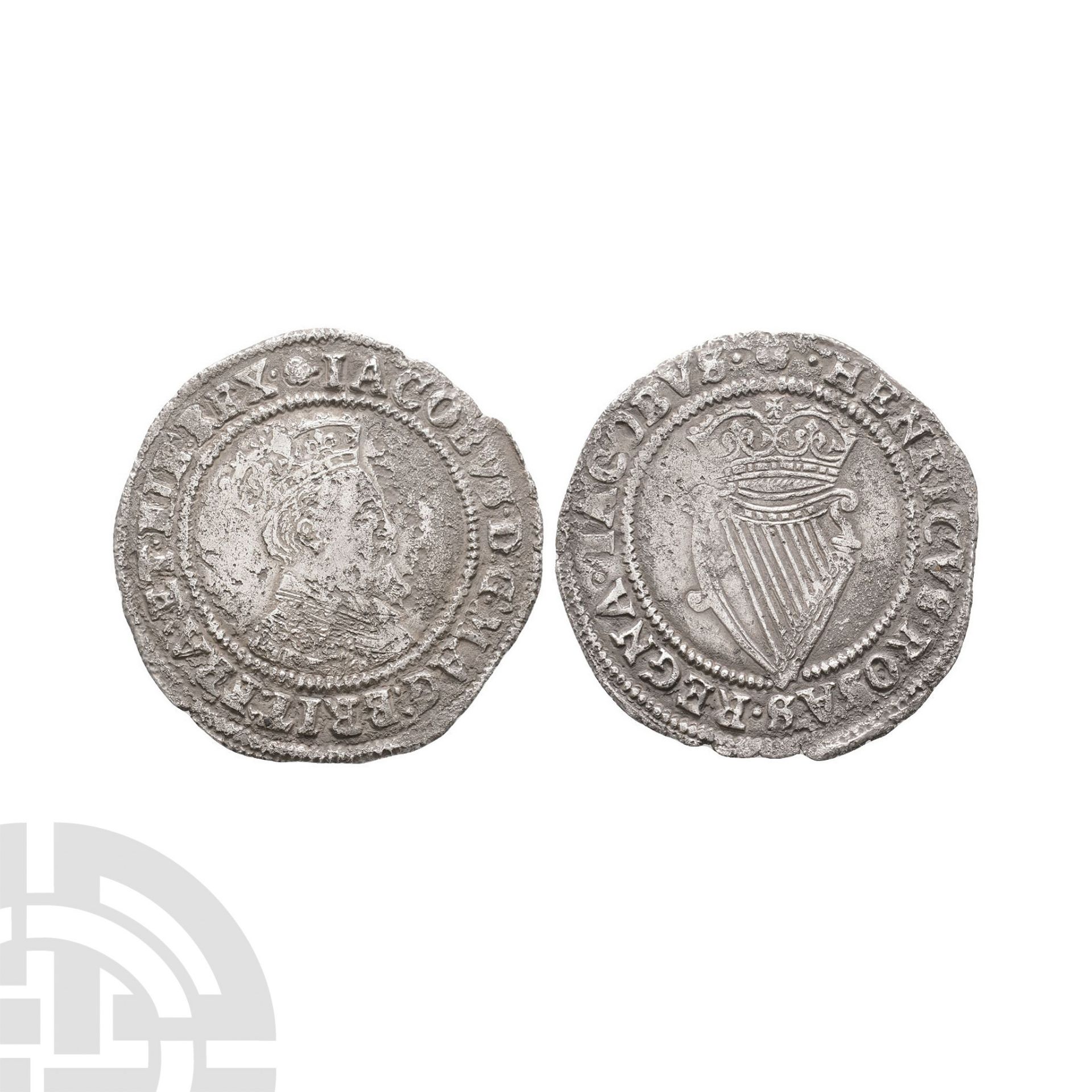 Irish Coins - Ireland - James I - AR Shilling