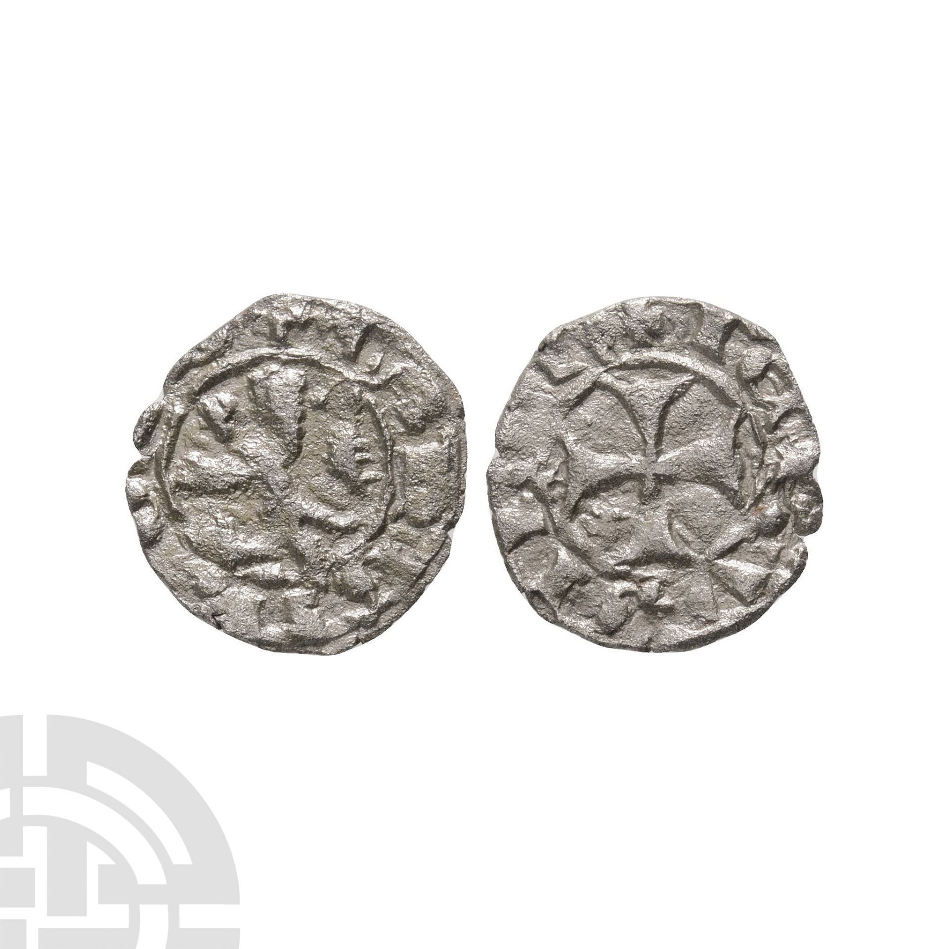 World Coins - Crusader Issues - Lusignan Kingdom of Cyprus - James I Billon AR Carzia