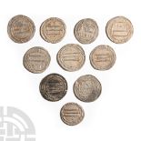 World Coins - Islamic - Abbasid Dynasty - AR Dirham Group [10]
