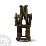 Byzantine Bronze Ecclesiastical Finial Support for a Cross