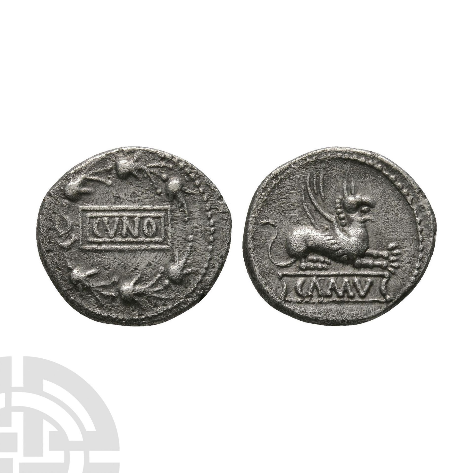 Celtic Iron Age Coins - Catuvellauni - Cunobelin - AR Griffin Unit