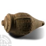 Turco-Mongol 'Greek Fire' Ceramic Fire Bomb or Hand Grenade