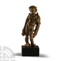 Roman Lead Statuette of Mercury