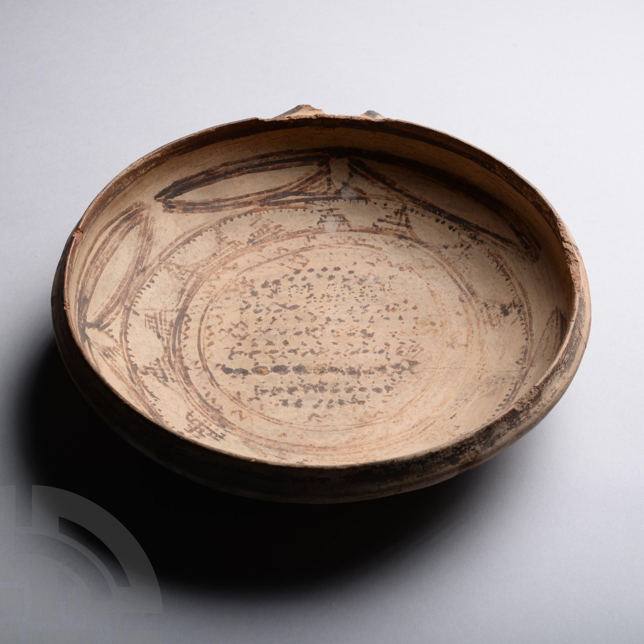 Cypriot Decorated Bowl with Stamped Characters to Reverse - Image 3 of 3