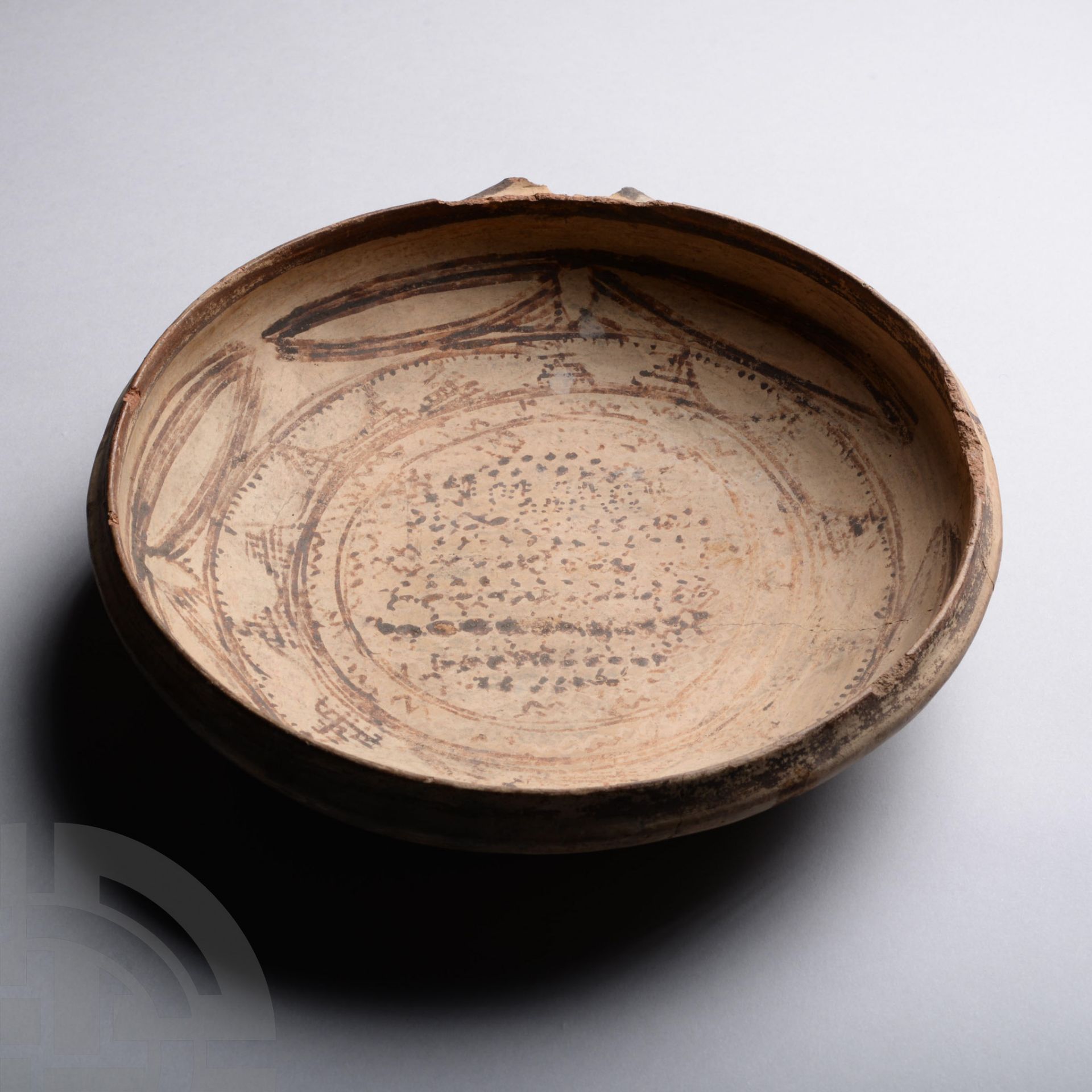 Cypriot Decorated Bowl with Stamped Characters to Reverse - Bild 3 aus 3