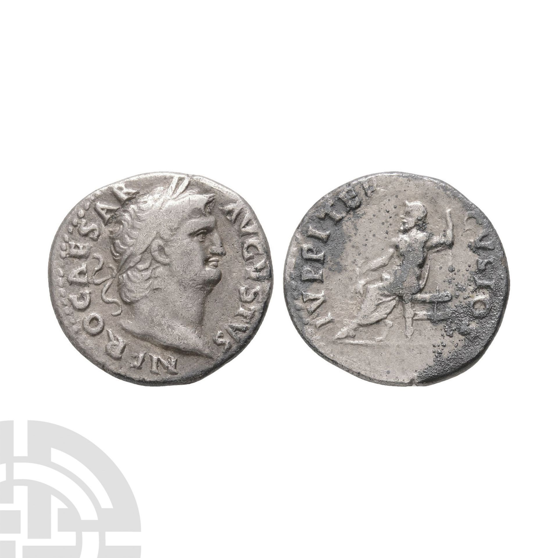Ancient Roman Imperial Coins - Nero - AR Denarius