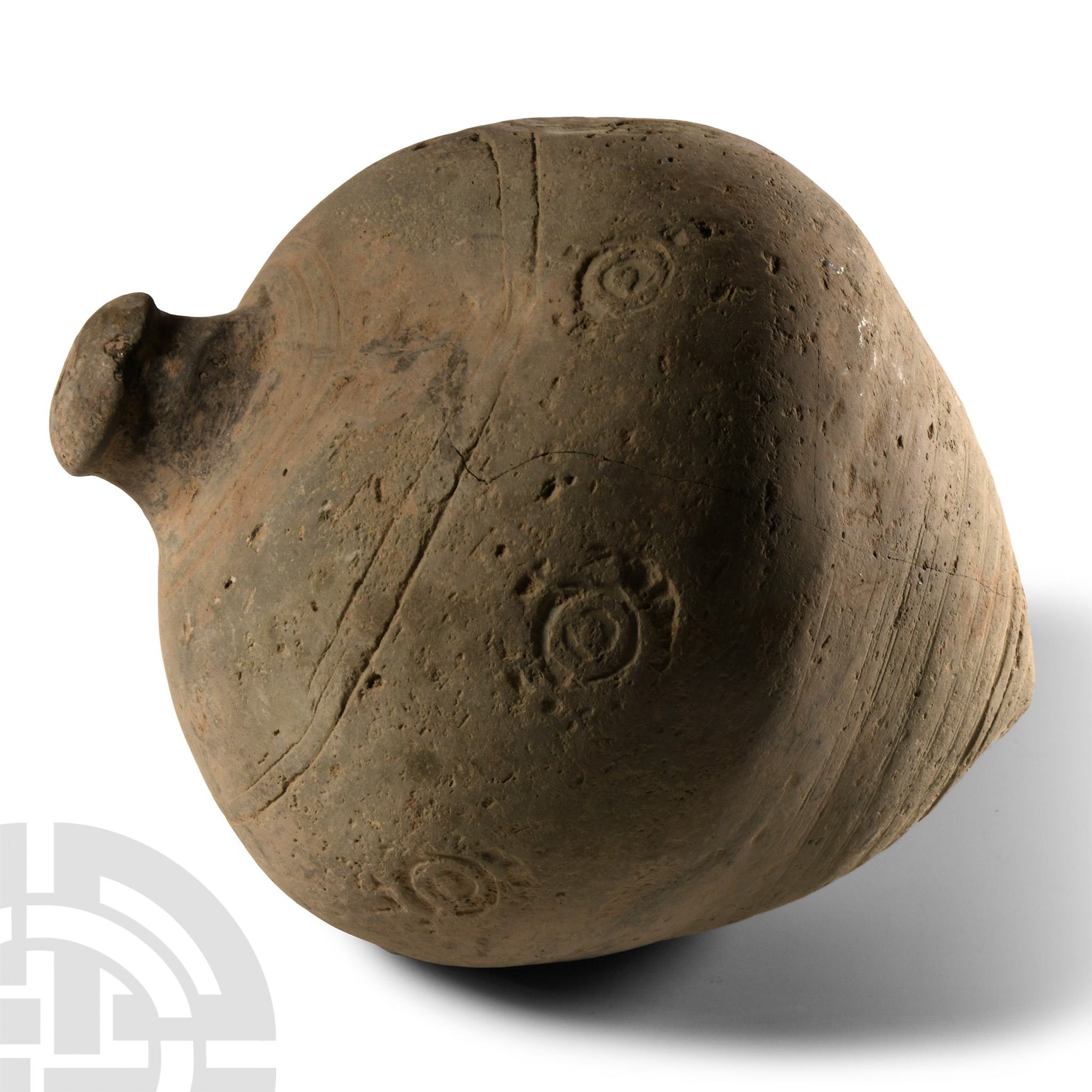 Very Large Byzantine 'Greek Fire' Ceramic Fire Bomb or Hand Grenade