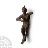 Roman Bronze Statuette of Pan