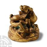 Chinese Han Style Scroll Weight