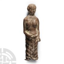 Roman Style Silver Female Figurine