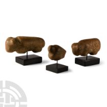 Stone Age Polished Stone Animal Idol Group