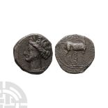 Ancient Greek Coins - North Africa - Carthage - Horse AE16