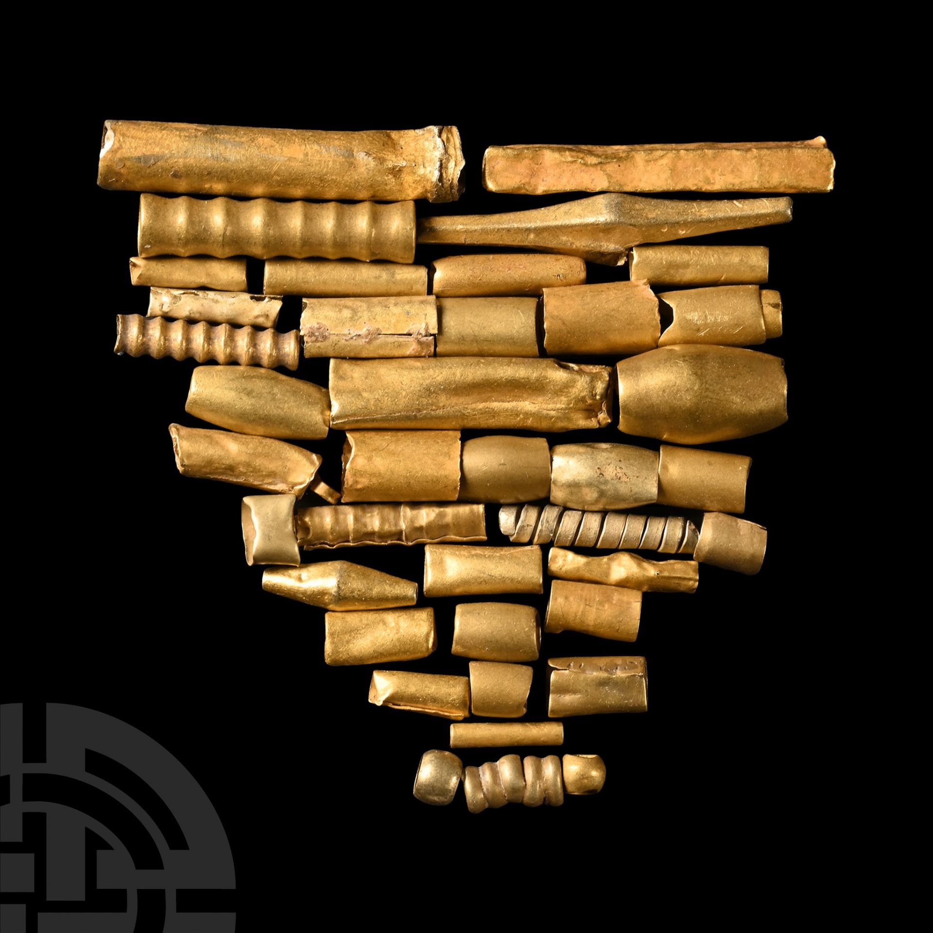 Western Asiatic Gold Bead Collection