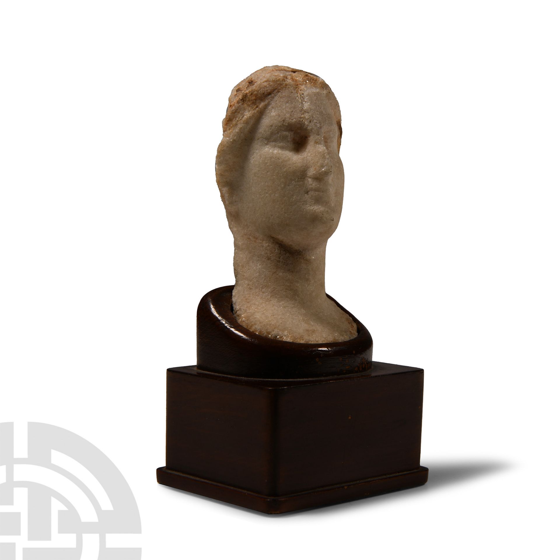 Egyptian Marble Head of a Queen
