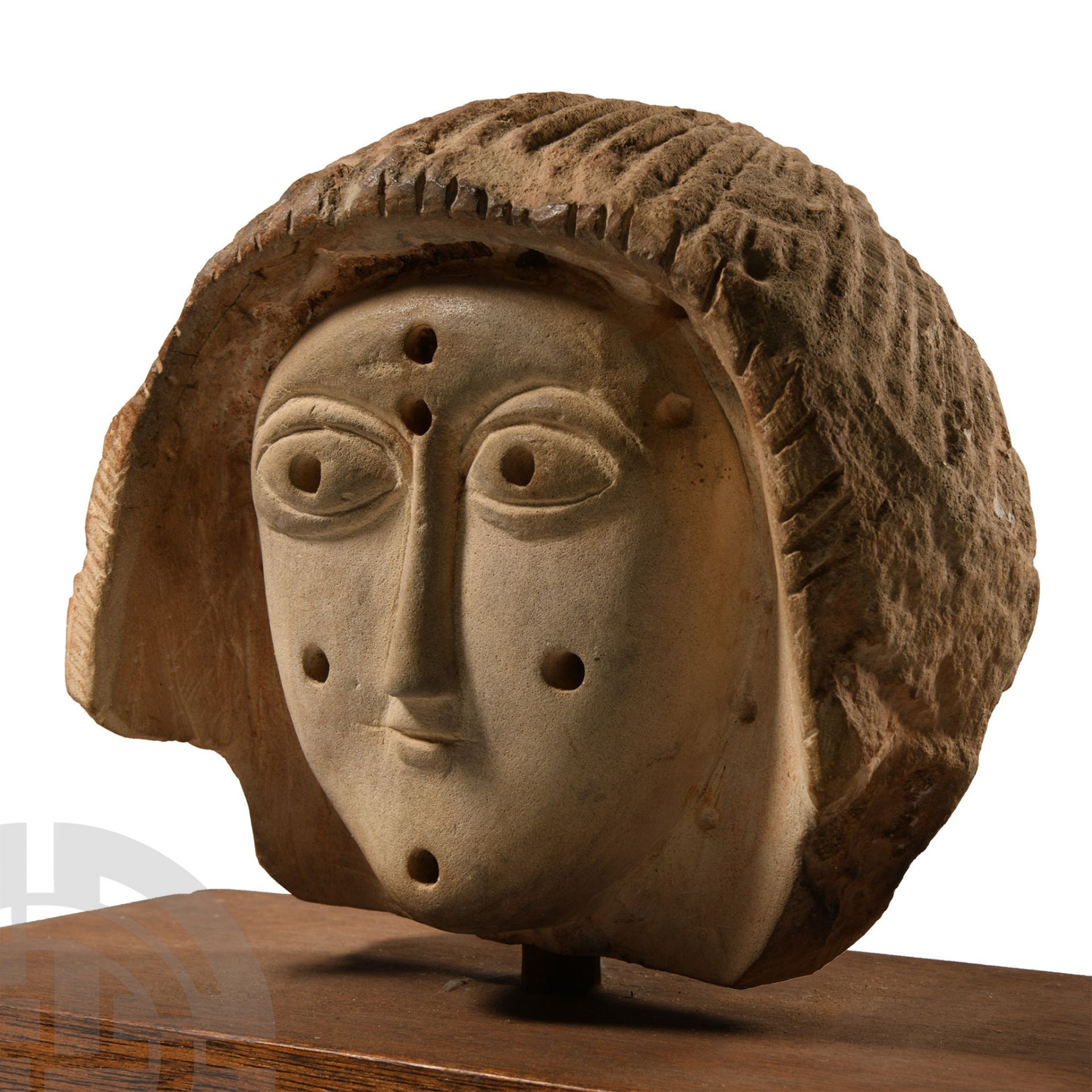 Egyptian Stone Head - Bild 2 aus 3
