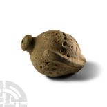 Miniature Byzantine 'Greek Fire' Ceramic Fire Bomb or Hand Grenade