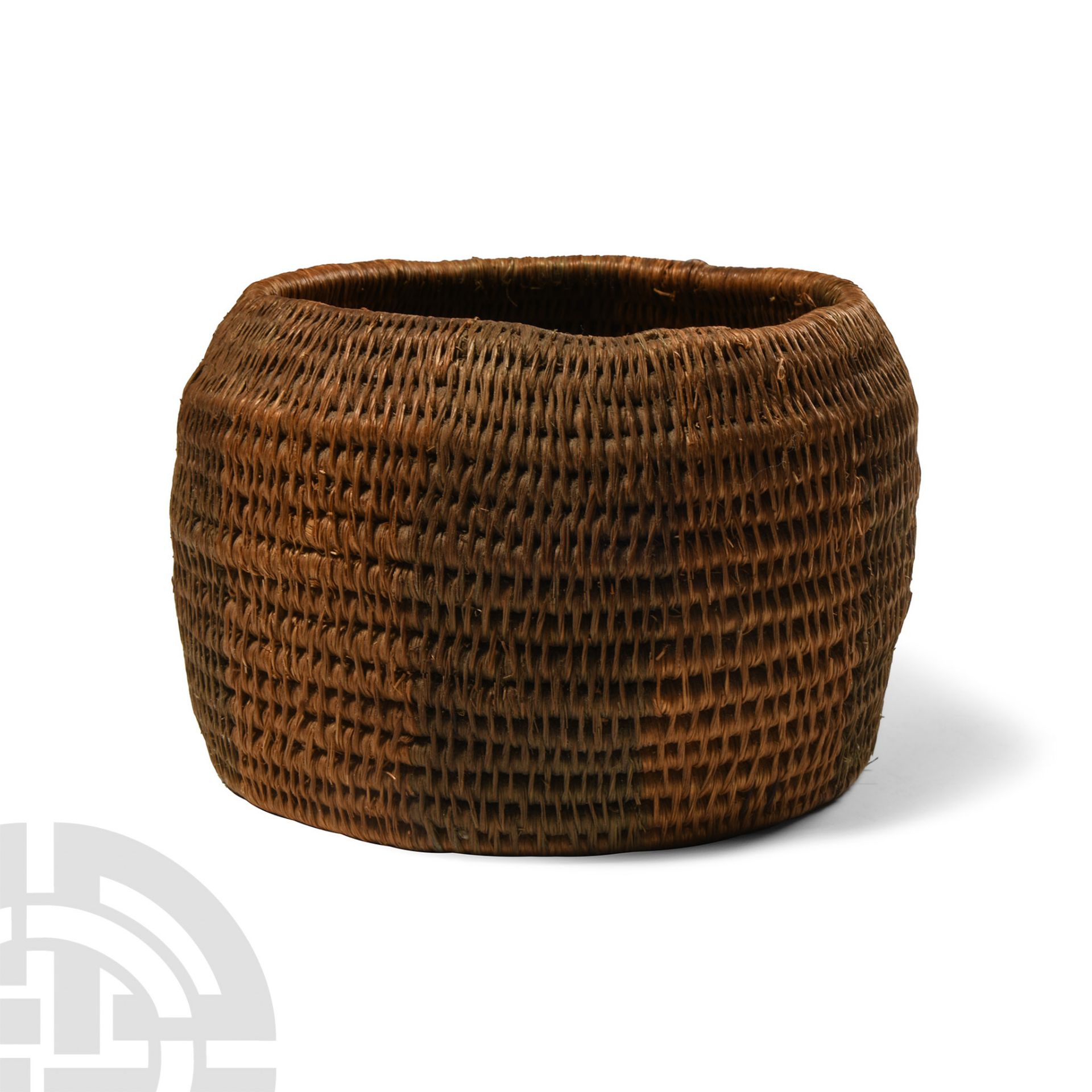 Egyptian Woven Reed Basket - Bild 2 aus 2