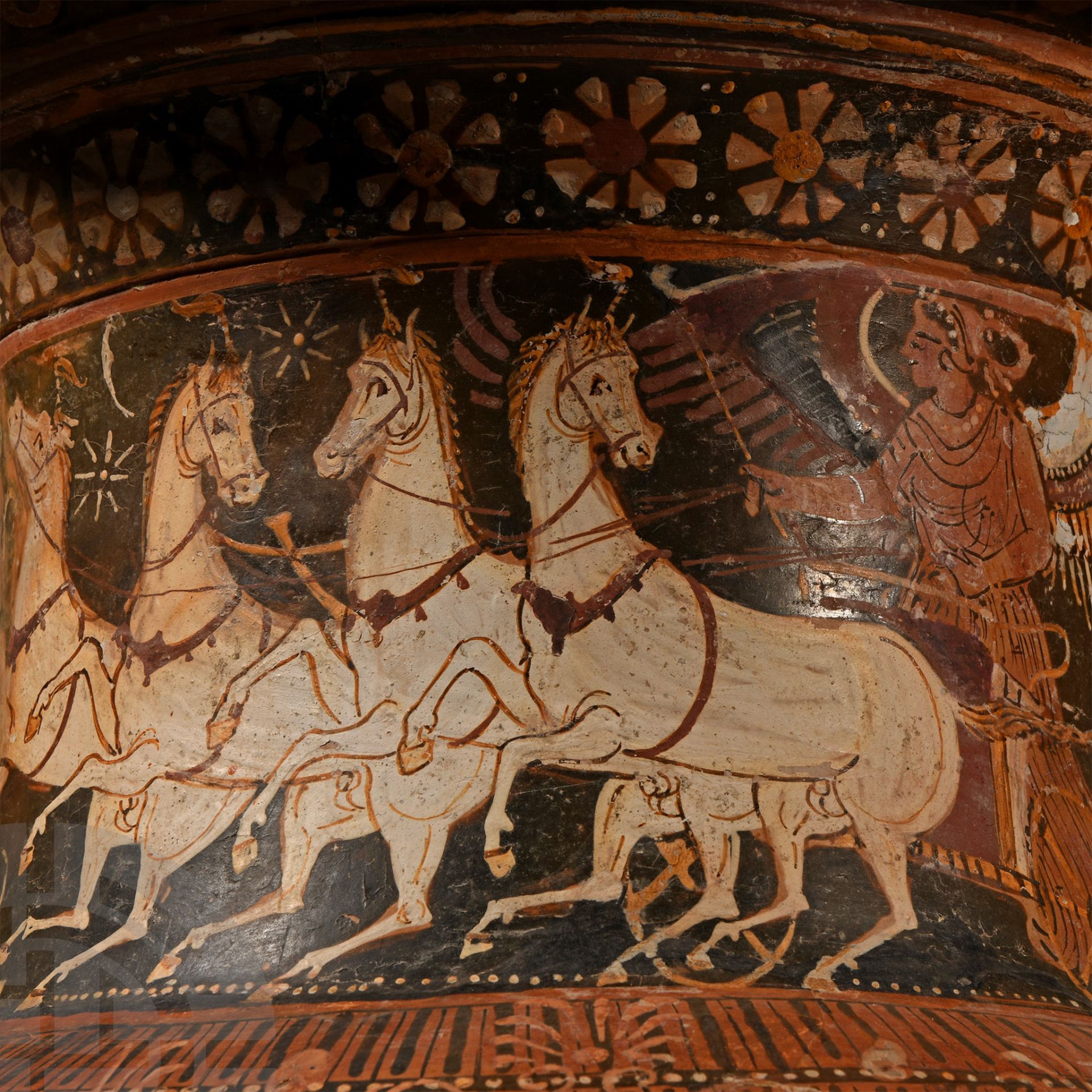 Monumental Apulian Red-Figure Volute Krater Attributed to the Licurgus Painter - Bild 4 aus 8