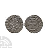 World Coins - Crusader Issues - Lusignan Kingdom of Cyprus - James I AE Billon Carzia