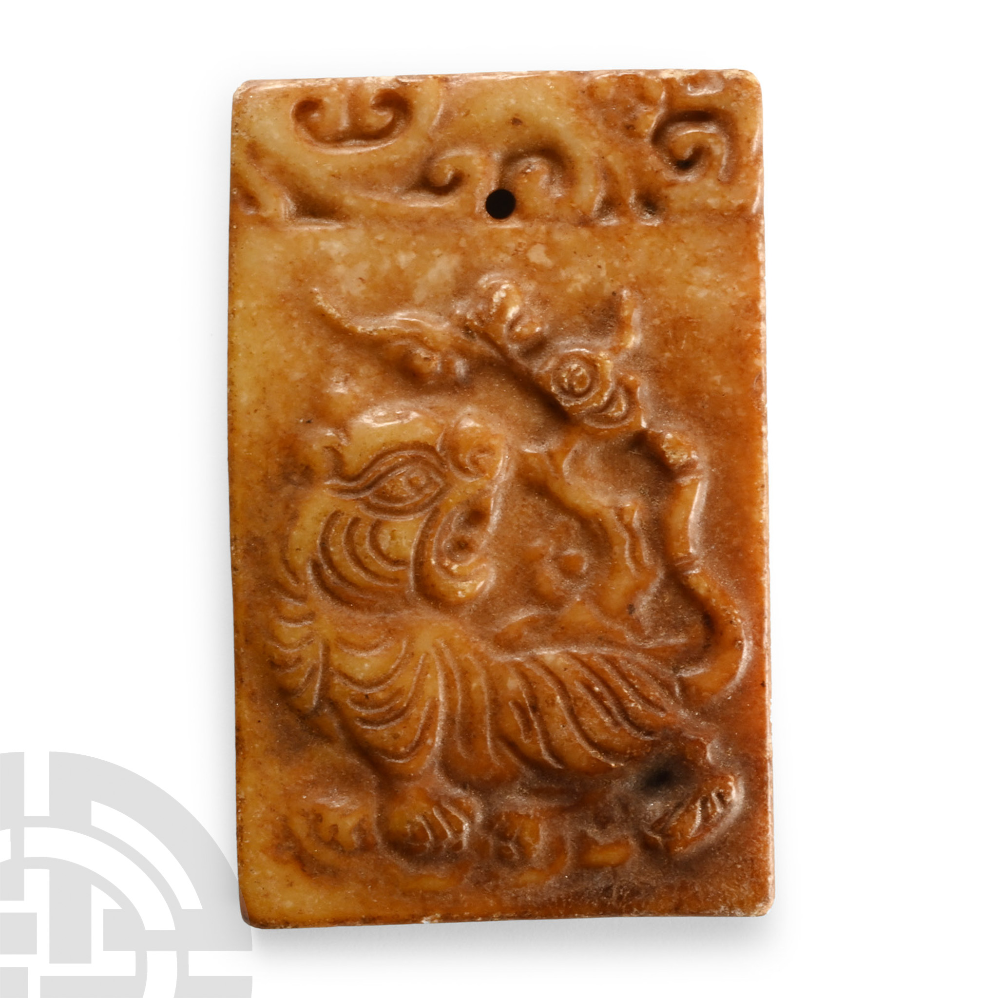 Chinese Carved Stone Plaque