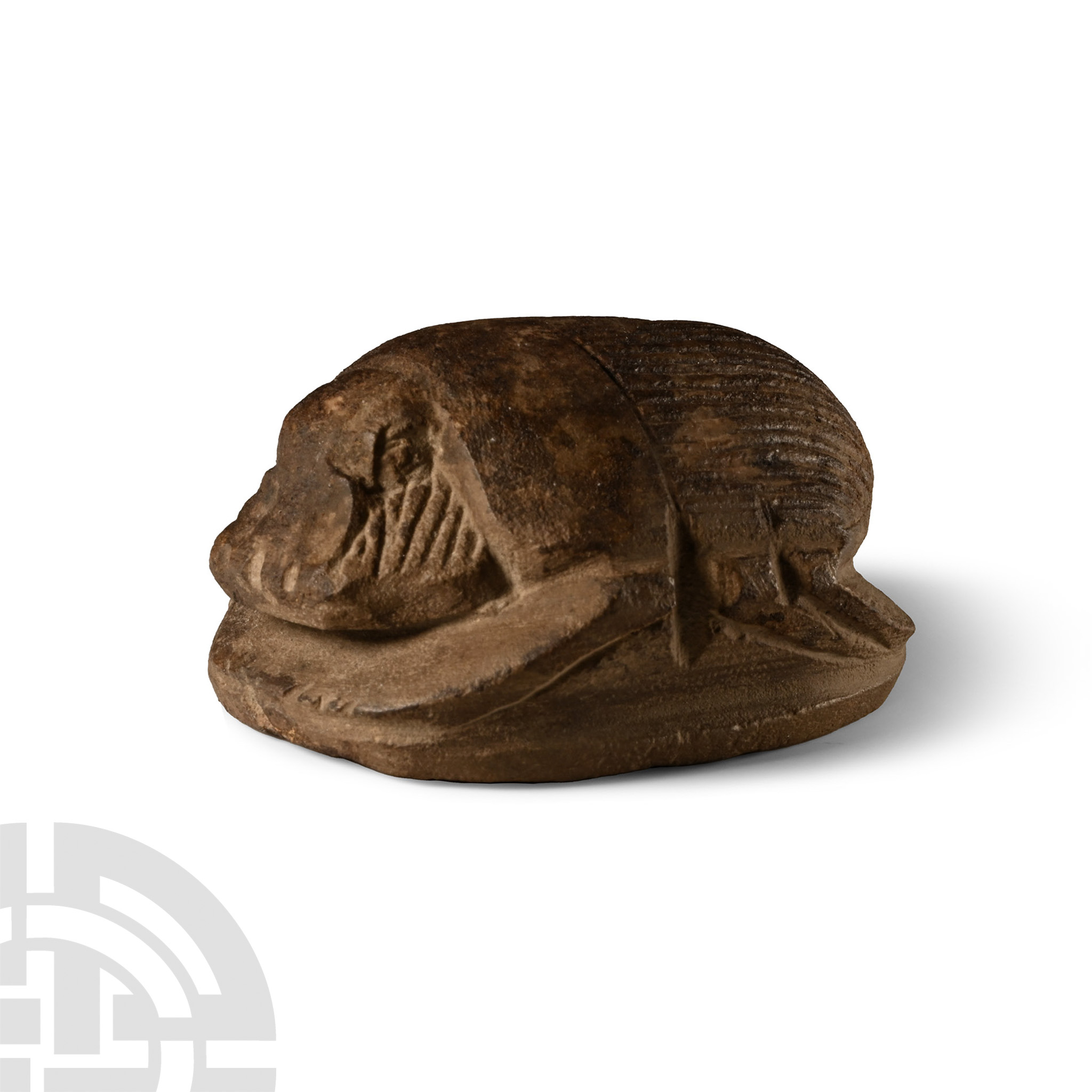 Egyptian Carved Stone Scarab - Image 2 of 2