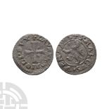 World Coins - Crusader Issues - Venetian - Lorenzo Priuli AE Billon Carzia