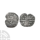 English Medieval Coins - Henry V - York - Cross and Trefoil AR Penny