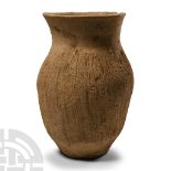 Chinese Neolithic Leather-Look Jar