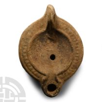 Roman Terracotta Oil Lamp