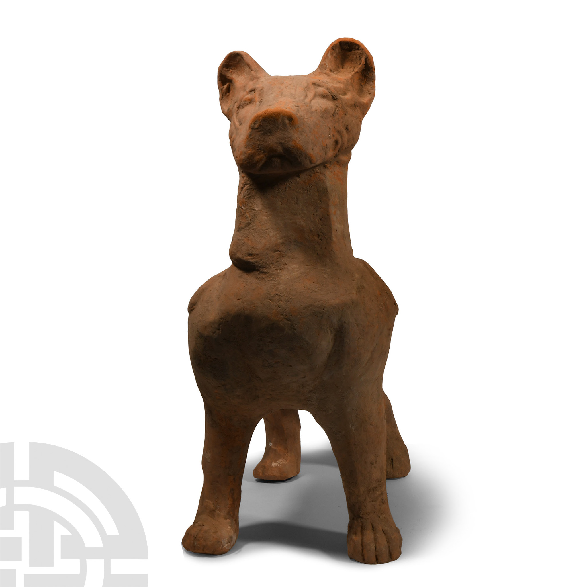 Very Large Chinese Han Terracotta Guardian Dog - Image 2 of 4