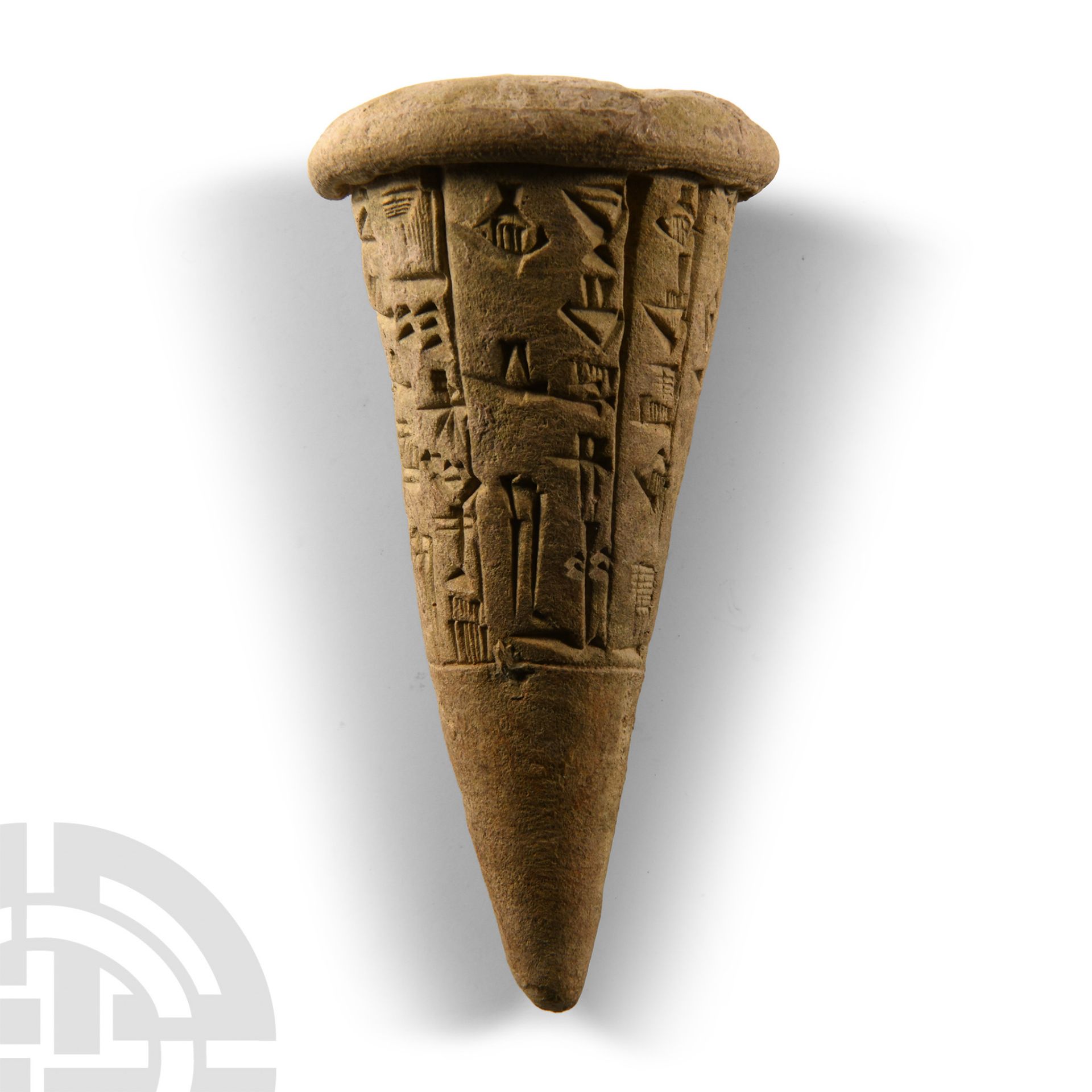 Sumerian Cuneiform Foundation Cone from Lagash During the Reign of Gudea - Image 2 of 4